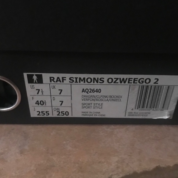 Gold RAF Simons 7 1/2 - Picture 2 of 2